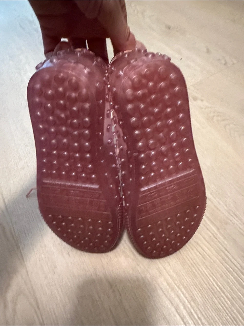 Almost like new! Pink Mini Melissa sneakers with ribbon laces girls size 12 - Picture 4 of 6